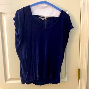 Casual navy blue t shirt size small